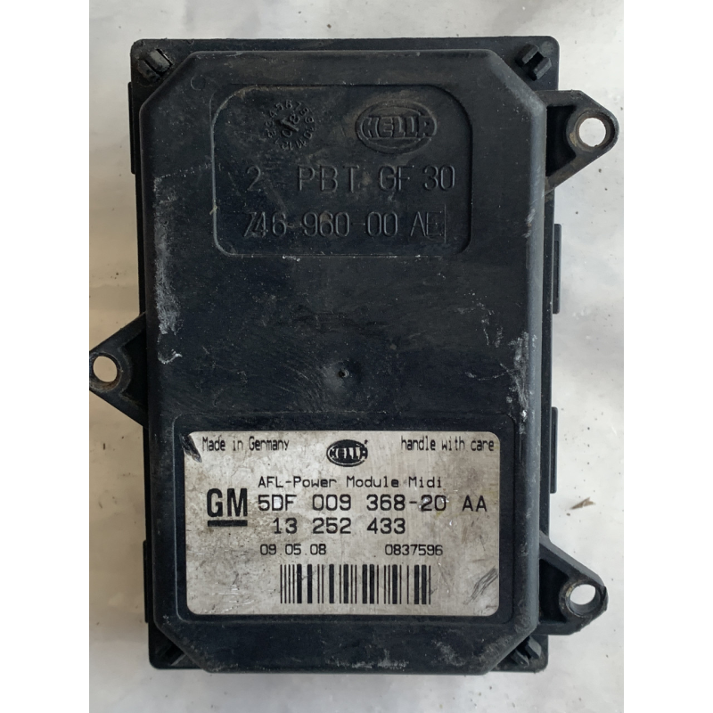 Модуль (блок) керування повороту (ксенон) 13252433 5DF00936820 GM 13 252 433